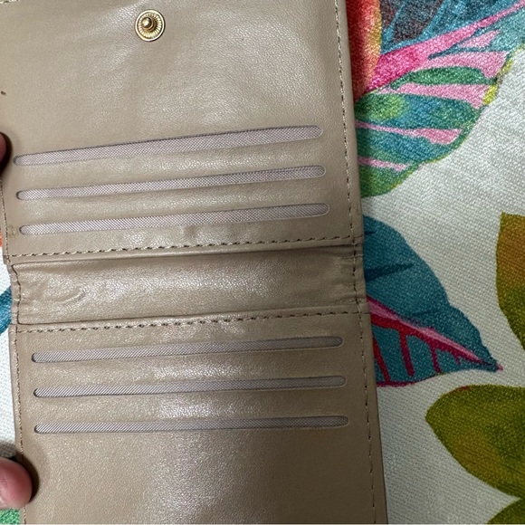 Badgley Mischka Taupe Quilted Wallet - Picture 6 of 8
